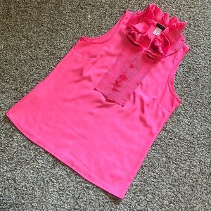 J Crew Factory Hot Pink Sleeveless Top
